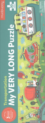 My Very Long Puzzle: Transportation/Dlouhé puzzle: Doprava (30 dílků)