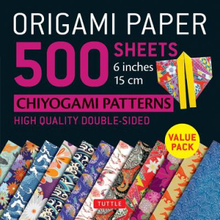Origami Paper 500 sheets Chiyogami Patterns