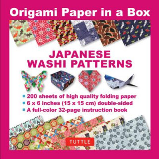 Origami Paper in a Box - Japanese Washi Patterns 200 sheets