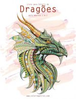 Livro para Colorir de Dragoes para Adultos 1 & 2