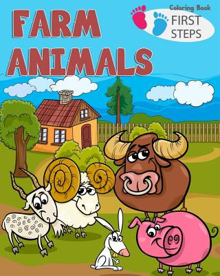 farm Animals Coloring Book: farm animals books for kids & toddlers - Boys & Girls - activity books for preschooler - kids ages 1-3 2-4 3-5