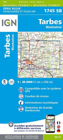 Tarbes Montastruc 1:25 000