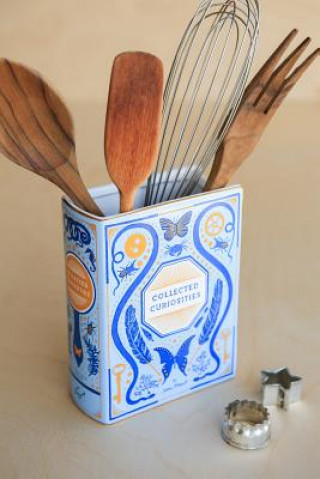 Bibliophile Ceramic Vase: Collected Curiosities illustrated by Jane Mount