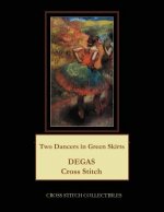 Two Dancers in Green Skirts