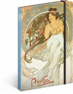 Notes Alfons Mucha Hudba linkovaný