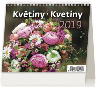 Minimax Květiny/Kvetiny - stolní kalendář 2019