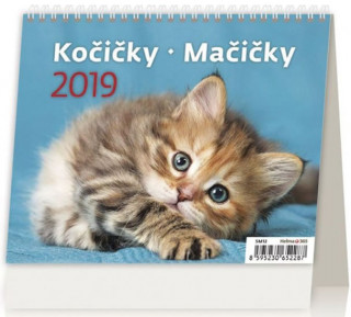 MiniMax Kočičky/Mačičky - stolní kalendář 2019
