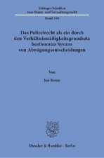 Das Polizeirecht als ein durch den Verhältnismäßigkeitsgrundsatz bestimmtes System von Abwägungsentscheidungen.