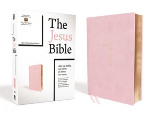 Jesus Bible, NIV Edition, Leathersoft over Board, Pink, Thumb Indexed, Comfort Print