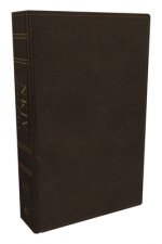 NKJV Study Bible, Premium Calfskin Leather, Brown, Full-Color, Comfort Print