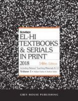 El-Hi Textbooks & Serials In Print, 2018