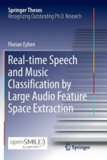 Real-time Speech and Music Classification by Large  Audio Feature Space Extraction