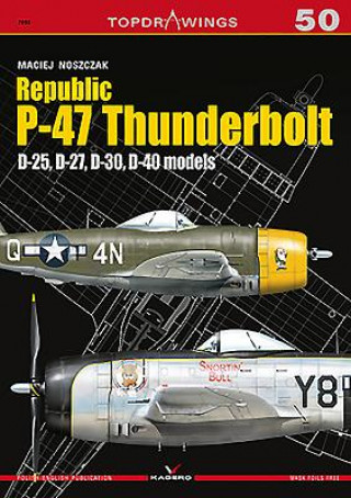 Republic P-47 Thunderbolt. D-25, D-27, D-30, D-40 Models