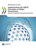 Implementing the OECD principles on water governance