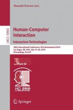 Human-Computer Interaction. Interaction Technologies