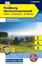 KuF Deutschland Outdoorkarte 26 Feldberg - Hochschwarzwald 1 : 35.000