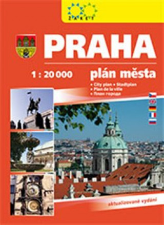 Praha plán města 2017 - 1:20 000