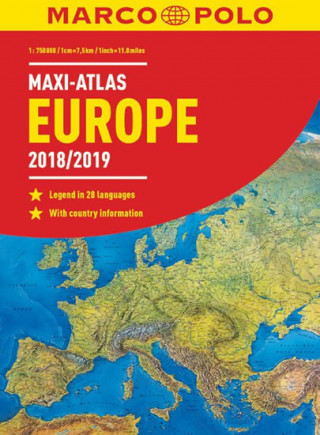 MAXI ATLAS Evropa 2018/2019 1:750 000