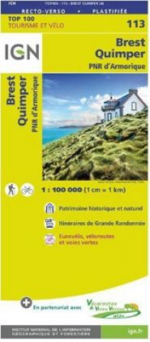 Brest Quimper 1:100 000