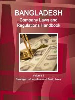 Bangladesh Company Laws and Regulations Handbook Volume 1 Strategic Information and Basic Laws