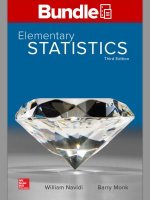Loose Leaf for Elementary Statistics with Connect Math Hosted by Aleks Access Card