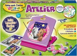 Ravensburger Malen nach Zahlen 28507 - Atelier Pferde - Kinder ab 7 Jahren