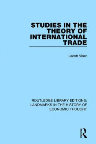 Studies in the Theory of International Trade