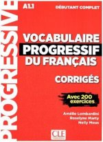 Vocabulaire progressif du Français, Niveau débutant complet (3ème édition), Corrigés + mp3-CD + Online