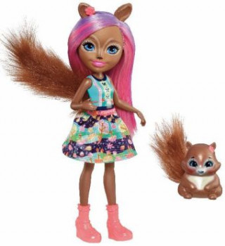 Enchantimals Eichhörnchen-Mädchen Sancha Squirrel Puppe