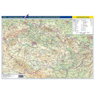 Vývoj českého státu/Česko - obecně zeměpisná mapa, 1 : 1 150 000