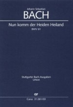 Nun komm, der Heiden Heiland (I) / Kantate Nr.61, Klavierauszug