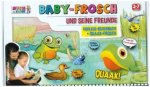 Baby-Frosch und seine Freunde, m. Frosch-Roller