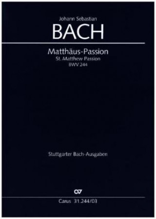 Matthäus-Passion, Klavierauszug