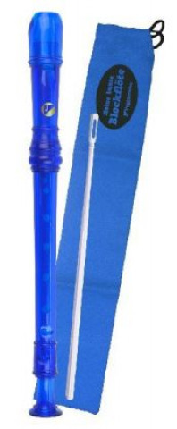 Voggys Kunststoff-Blockflöte (blau), barocke Griffweise