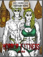 Adult Coloring Book Horror Fitness