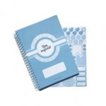 Terminplaner Ringbuch, Terminkalender Organizer 2022/2023, DIN A5 Terminplaner ohne Datum in türkis mit Extra-Seiten für Jahresüberblick, Monatsüberbl