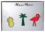 Meri Meri Anstecker Tropische Motive aus Emaille