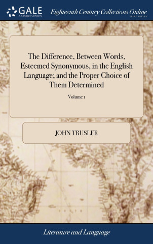 THE DIFFERENCE, BETWEEN WORDS, ESTEEMED