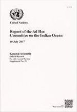 Report of the Ad Hoc Committee on the Indian Ocean, 10th July 2017