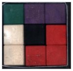 SOMA - Würfel, 7 farbige Elemente aus RE-Wood®