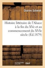 Histoire Litteraire de l'Alsace A La Fin Du Xve Et Au Commencement Du Xvie Siecle