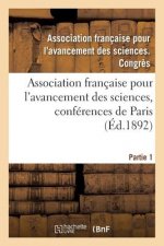 Association Francaise Pour l'Avancement Des Sciences, Conferences de Paris