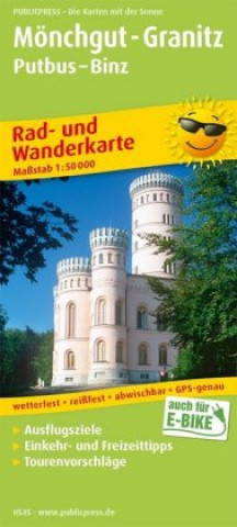 Mönchgut-Granitz, Putbus - Binz 1:50 000