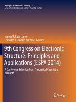 9th Congress on Electronic Structure: Principles and Applications (ESPA 2014)