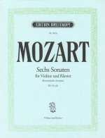 6 ROMANTIC SONATAS K 5560 KV 5560 VIOLIN