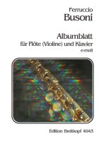 ALBUM LEAF IN E MINOR BUSONIVERZ 272 BUS
