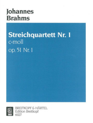 STRING QUARTET NO 1 IN C MINOR OP511 OP5