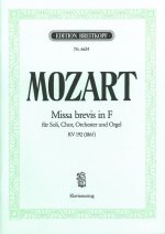 MISSA BREVIS IN F MAJOR K 192 186F KV 19