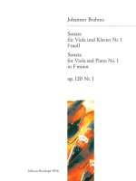 SONATA NO 1 IN F MINOR OP1201 OP1201 VIO