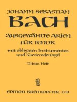 SELECTED ARIAS FOR TENOR VOL3 TENOR INST